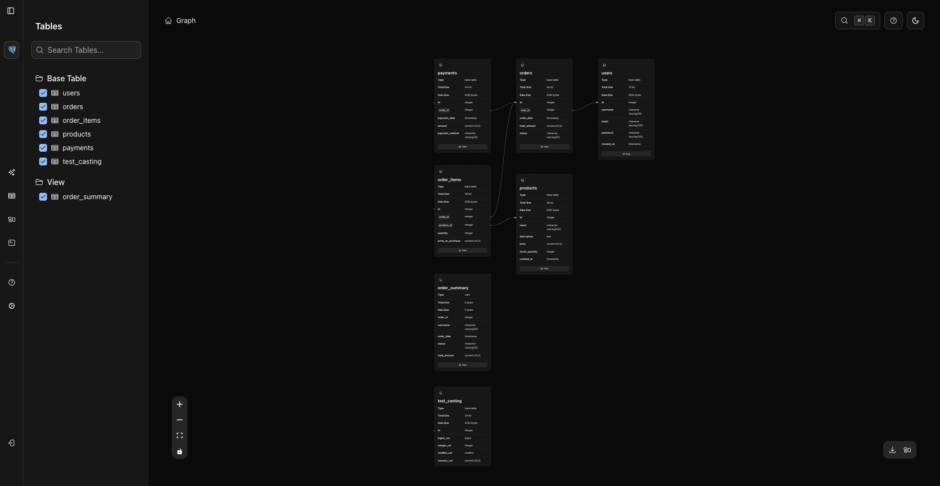whodb screenshot 3