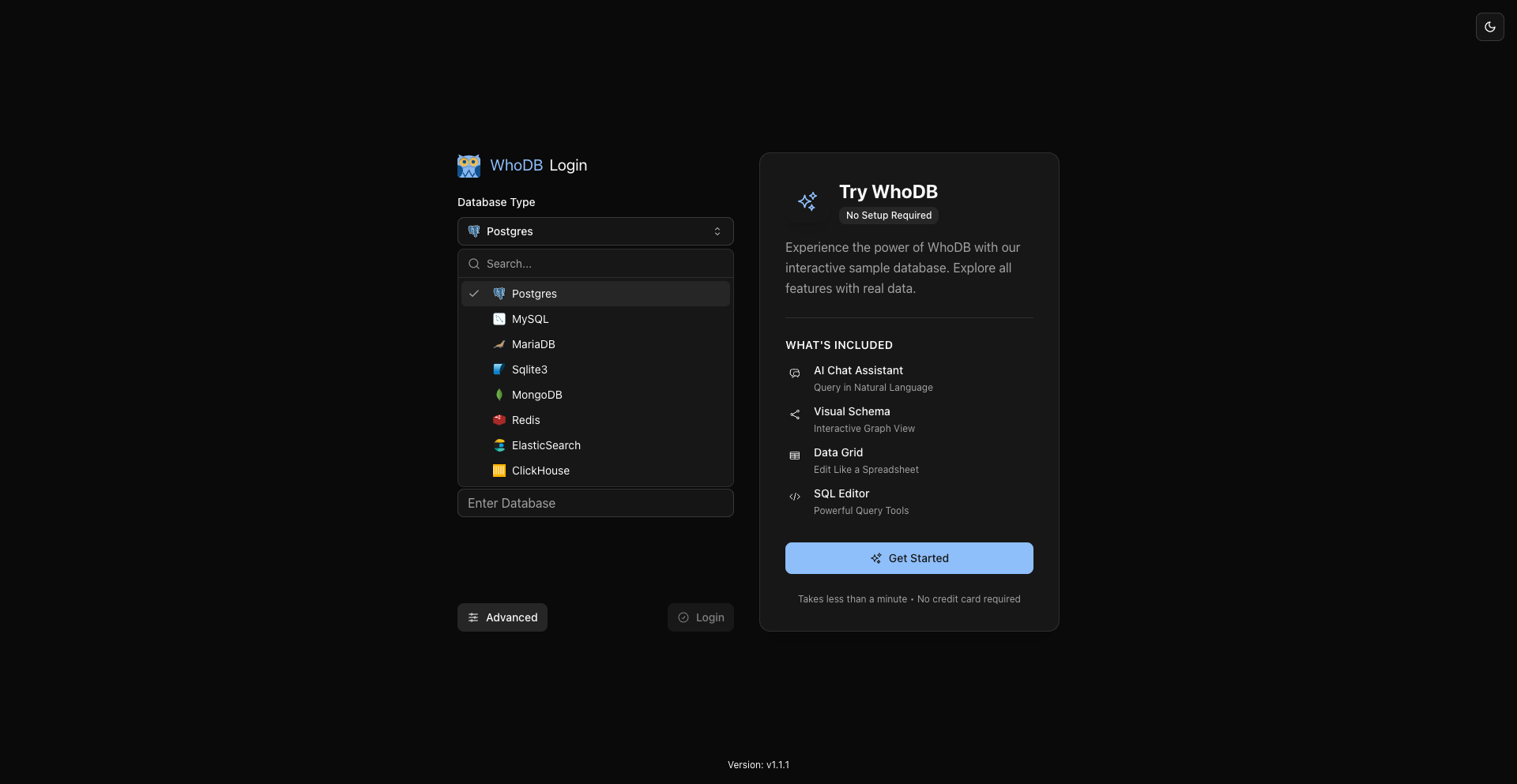 whodb screenshot 13