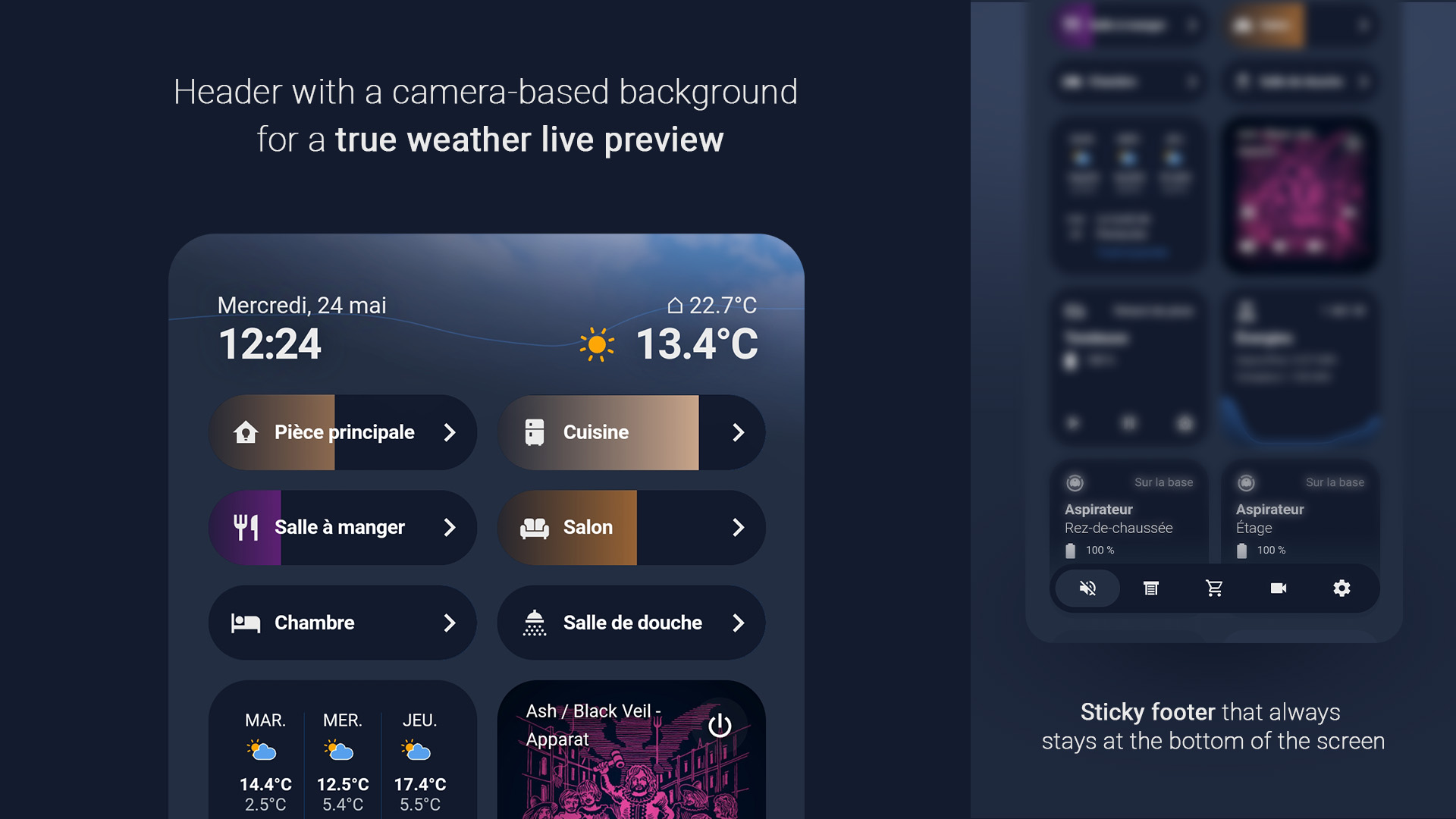 Home-Assistant-Mobile-First screenshot 1