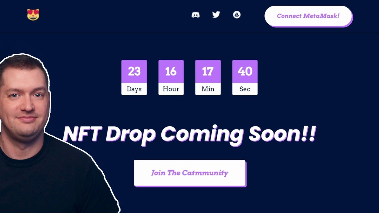 nft-landing-page screenshot 1