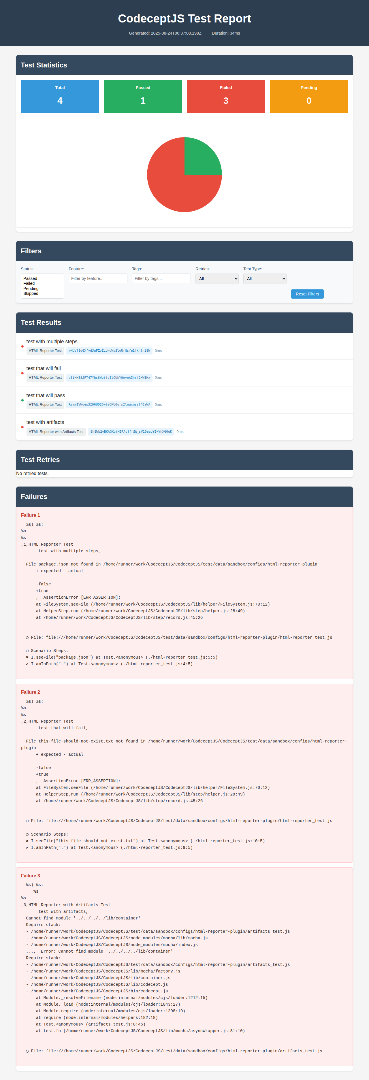 CodeceptJS screenshot 1