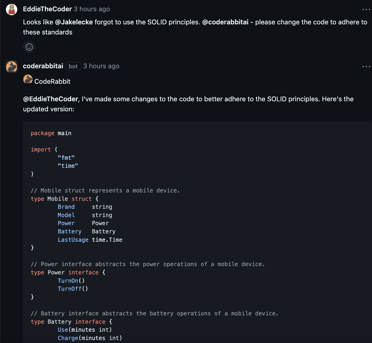 ai-pr-reviewer screenshot 4