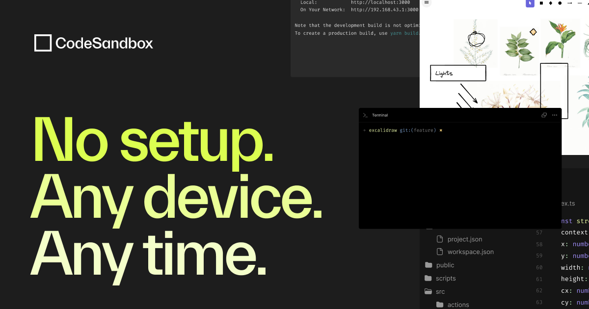 codesandbox-client screenshot 1