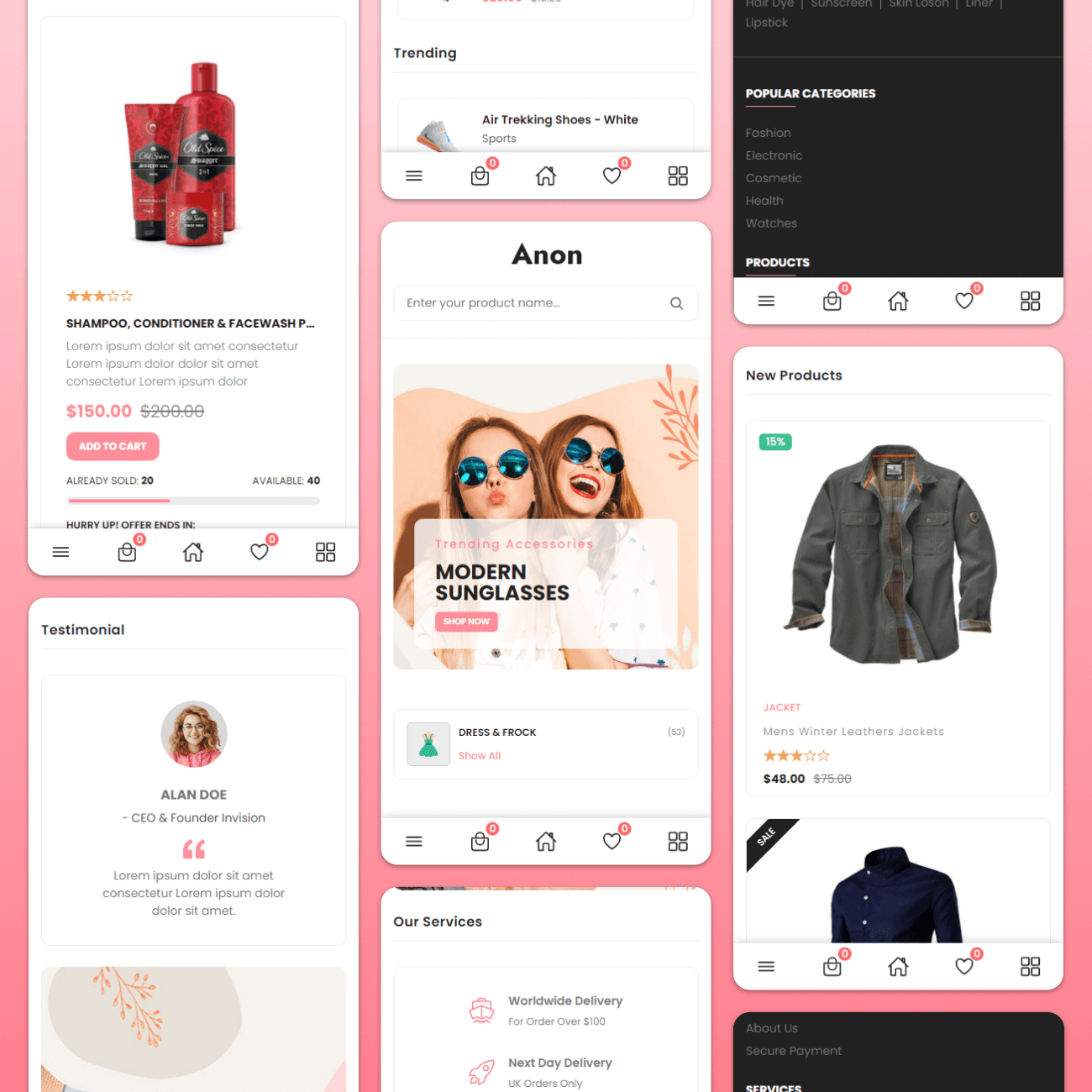 anon-ecommerce-website screenshot 2