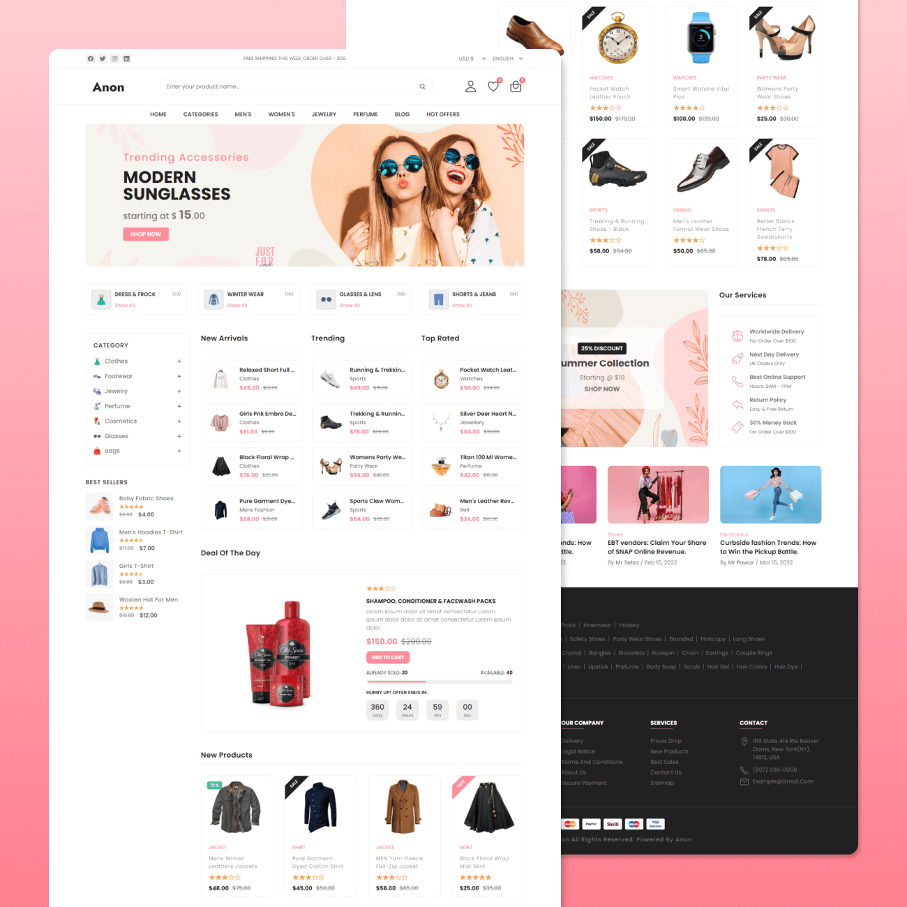 anon-ecommerce-website screenshot 1