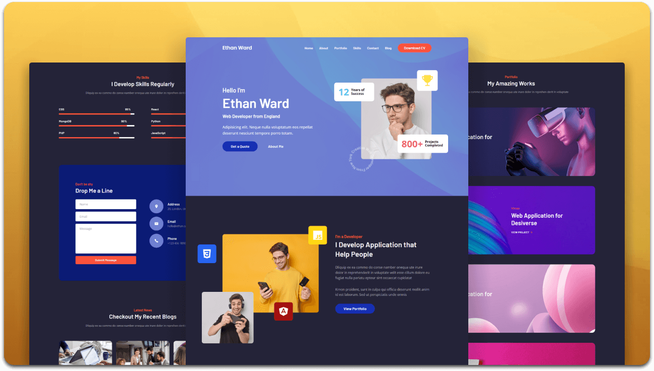 portfolio screenshot 1