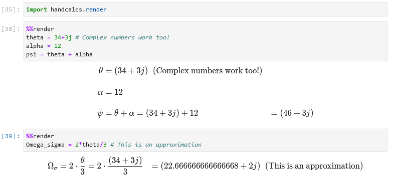 handcalcs screenshot 19