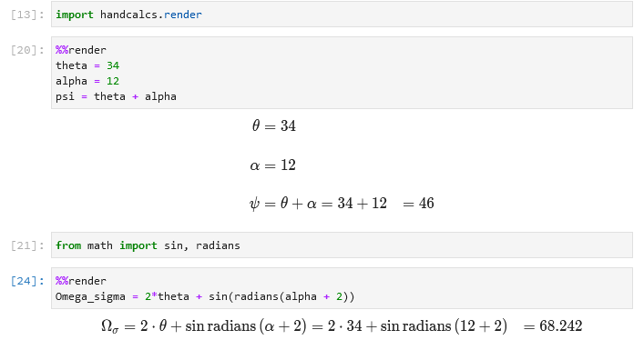 handcalcs screenshot 17