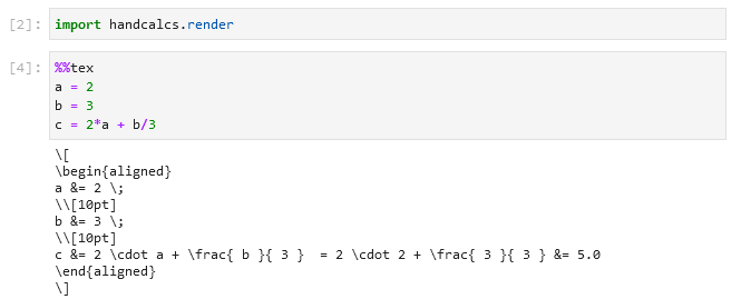 handcalcs screenshot 15