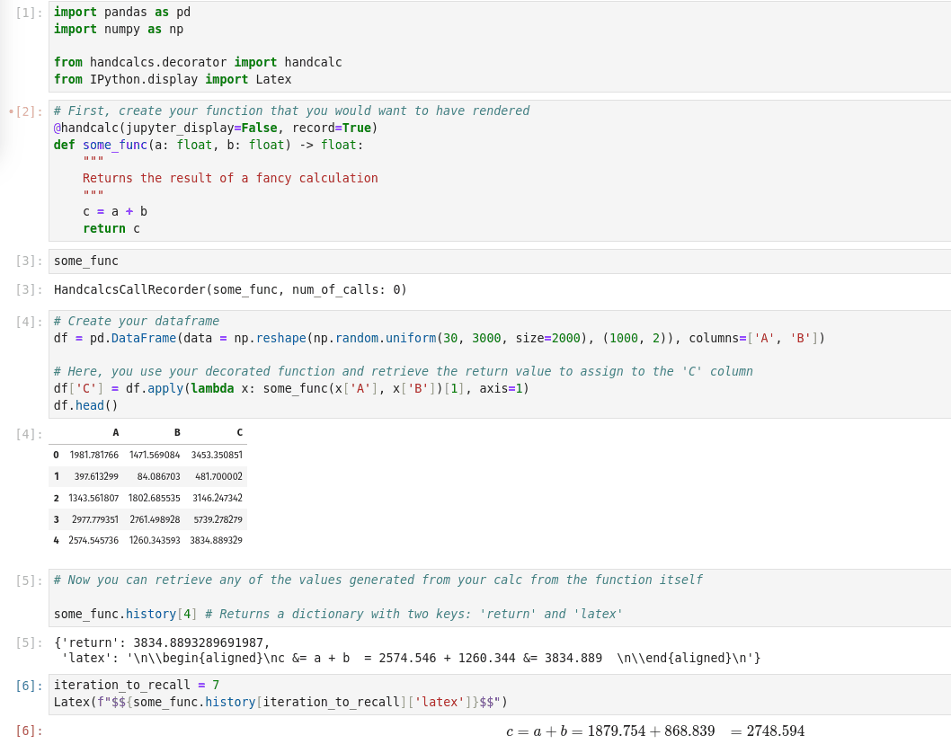 handcalcs screenshot 4