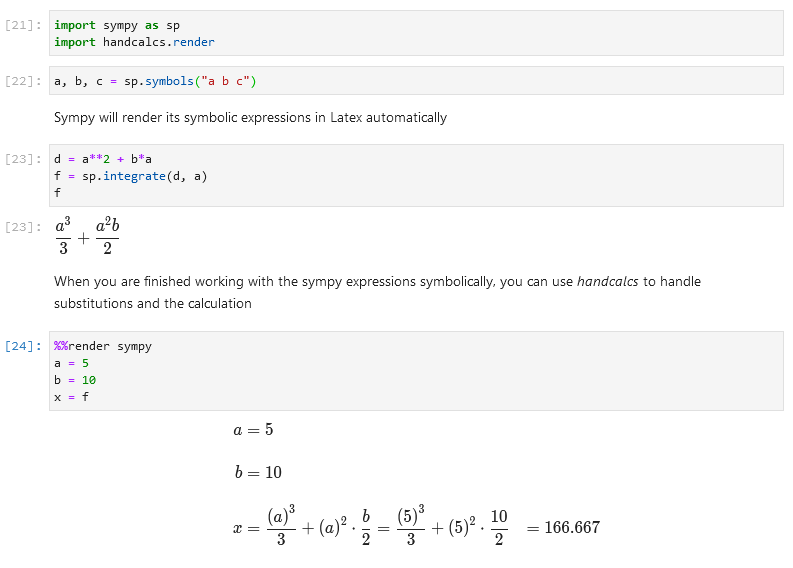 handcalcs screenshot 12