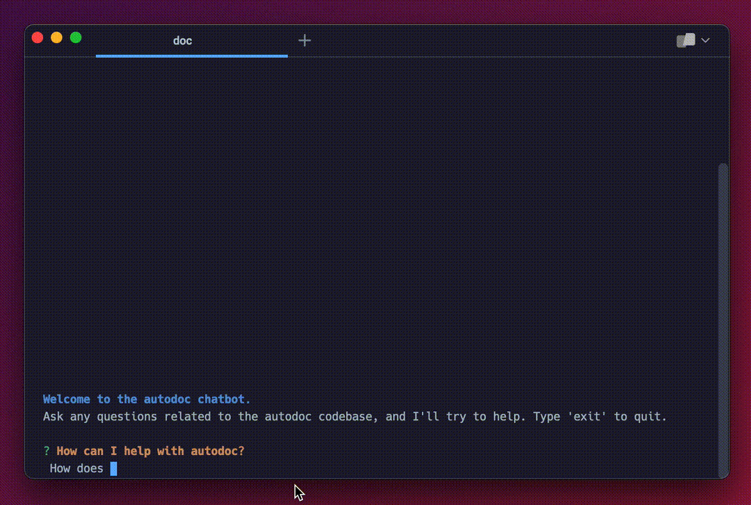 autodoc screenshot 3