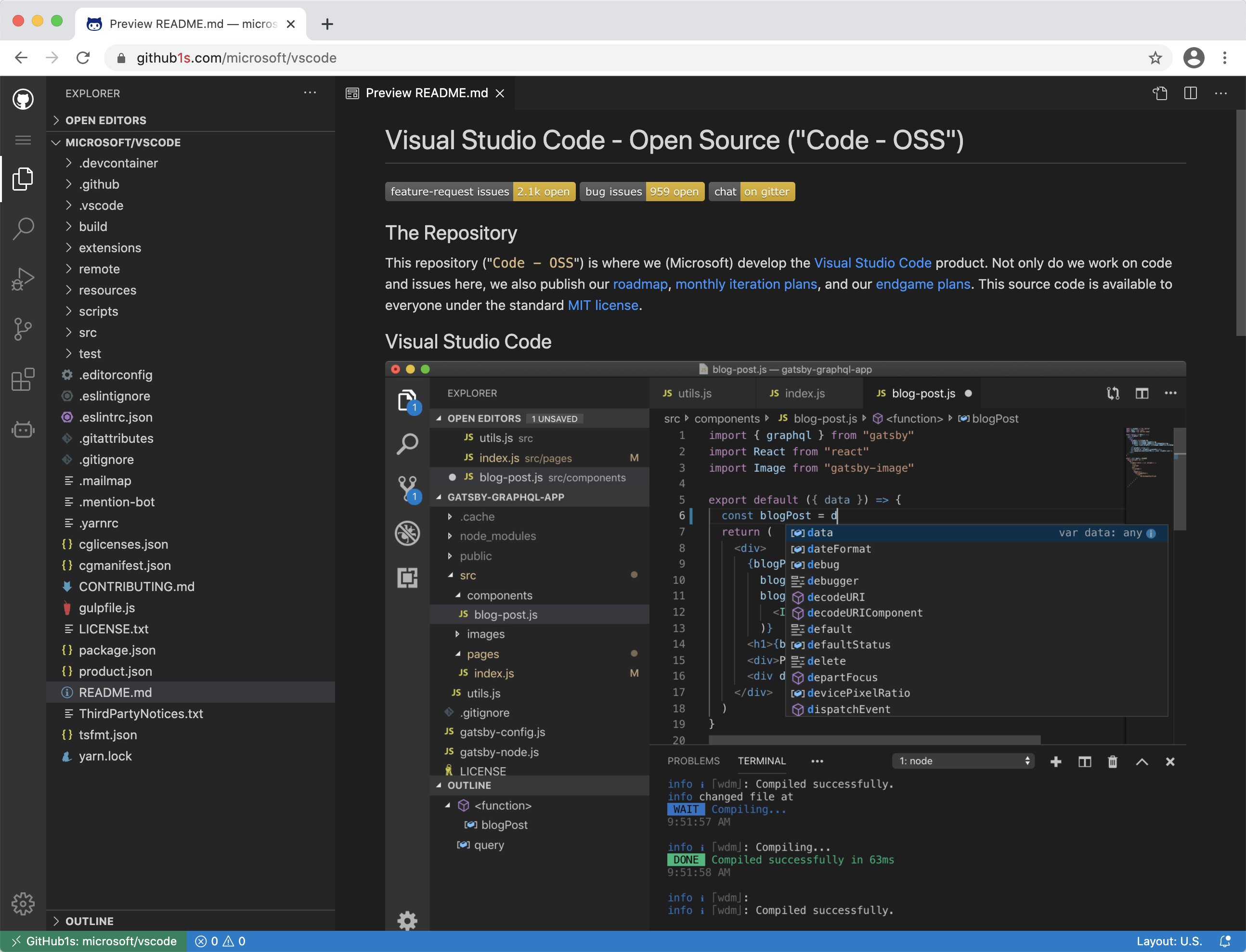 github1s screenshot 4