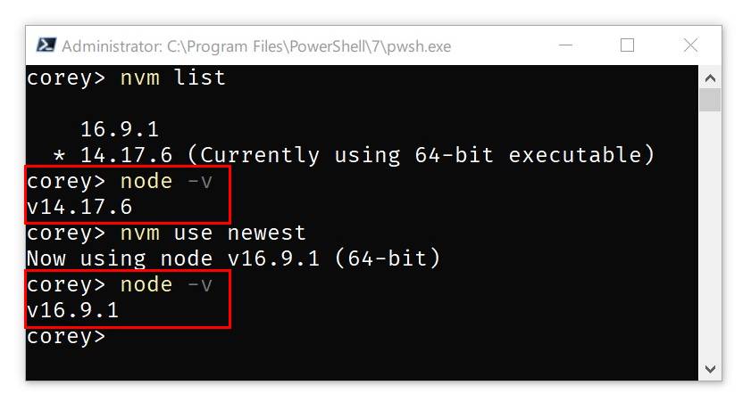 nvm-windows screenshot 3