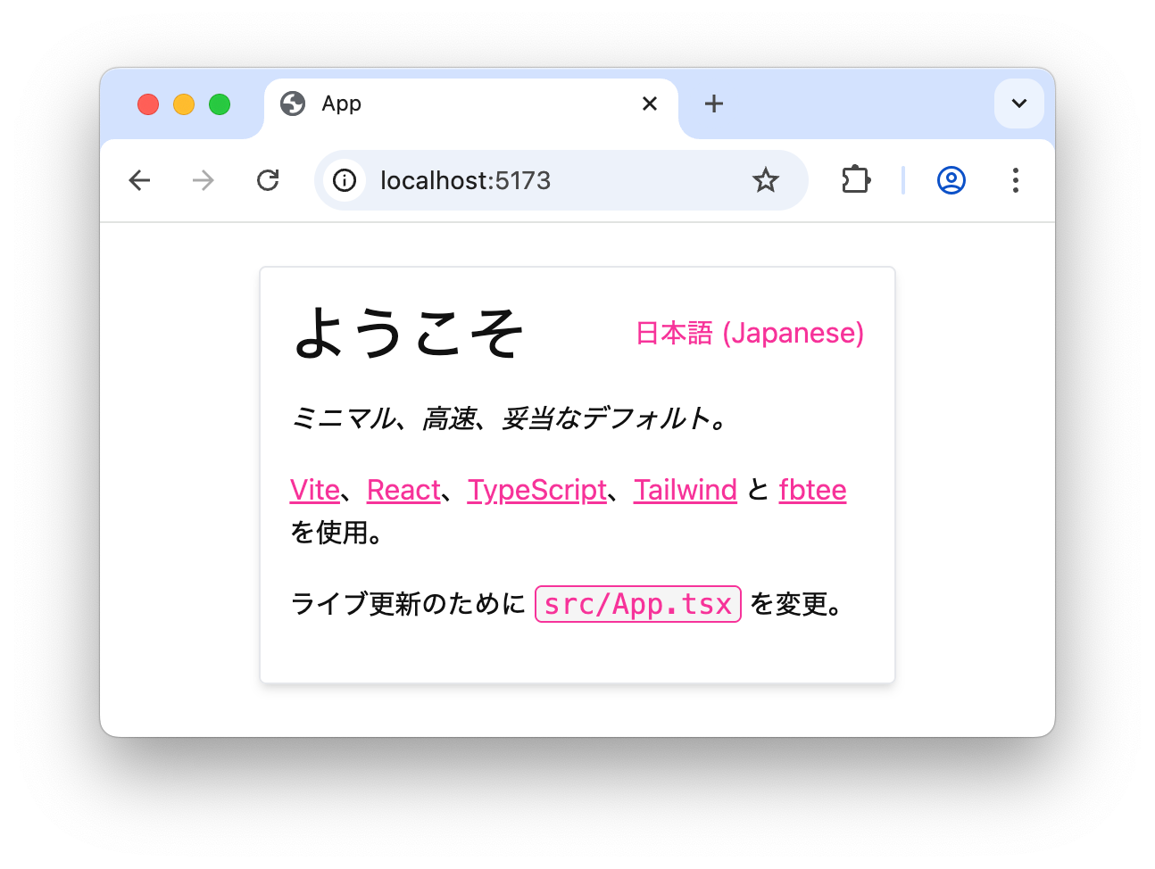 vite-ts-react-tailwind-template screenshot 1