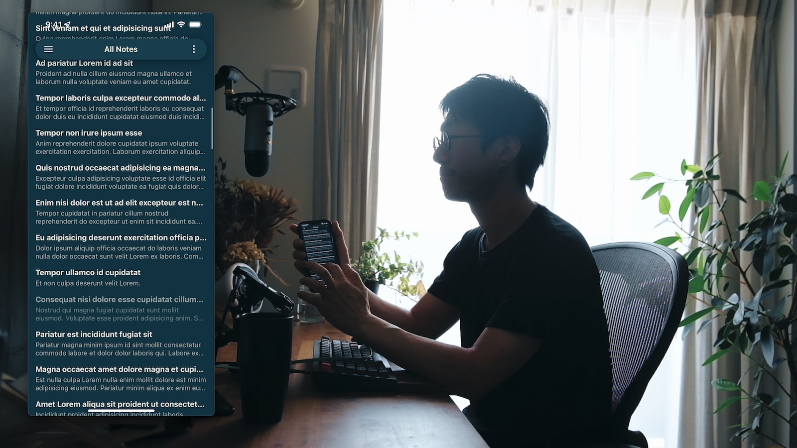 inkdrop-ui-mockup-react-native screenshot 2