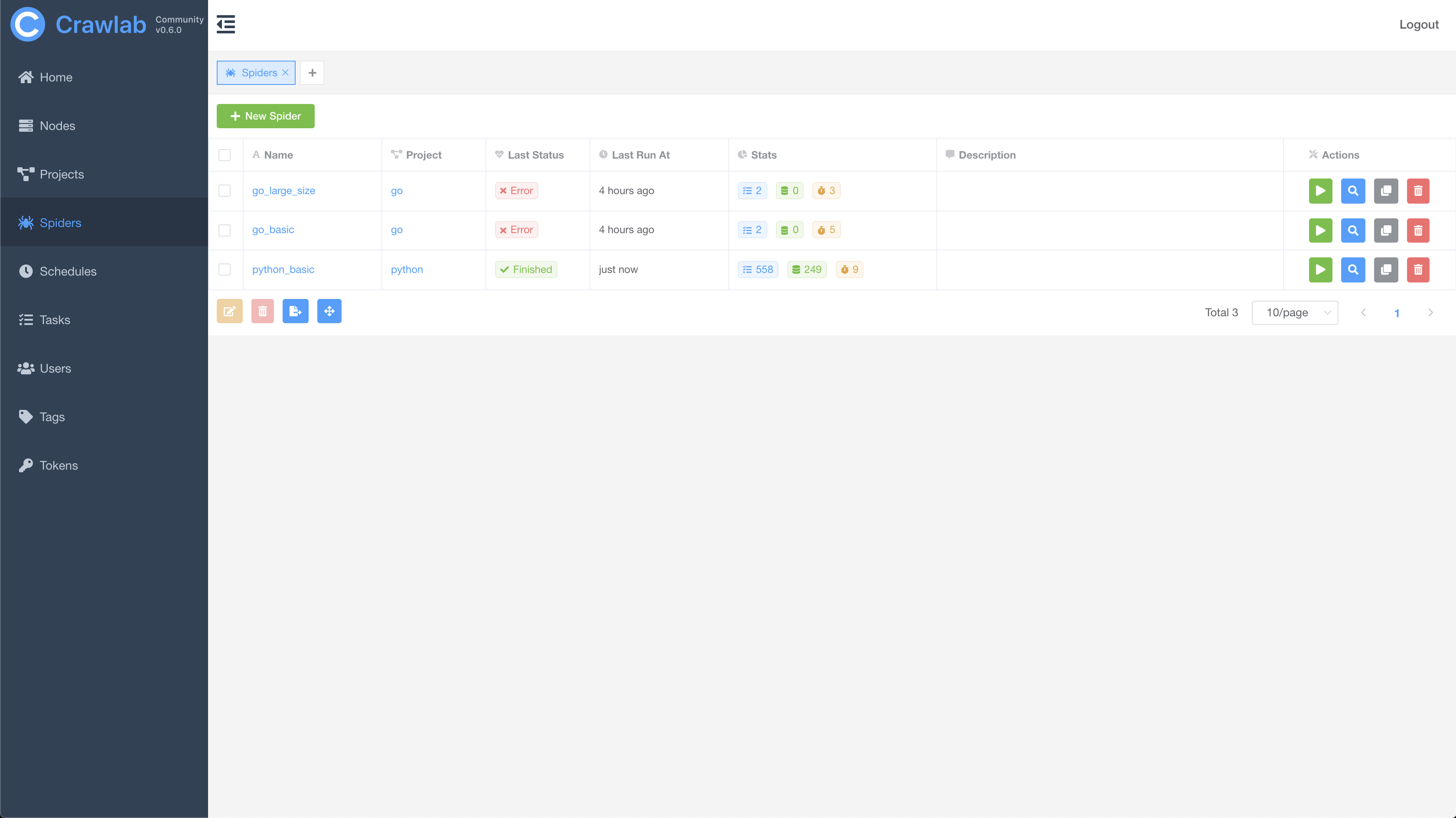 crawlab screenshot 4