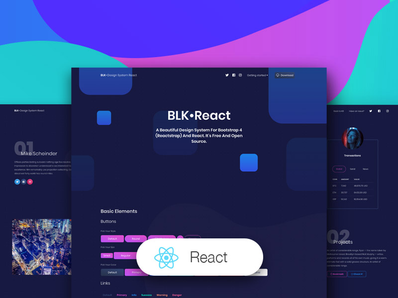blk-design-system-react screenshot 1