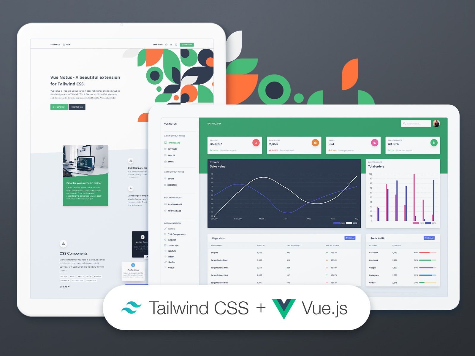 vue-notus screenshot 1