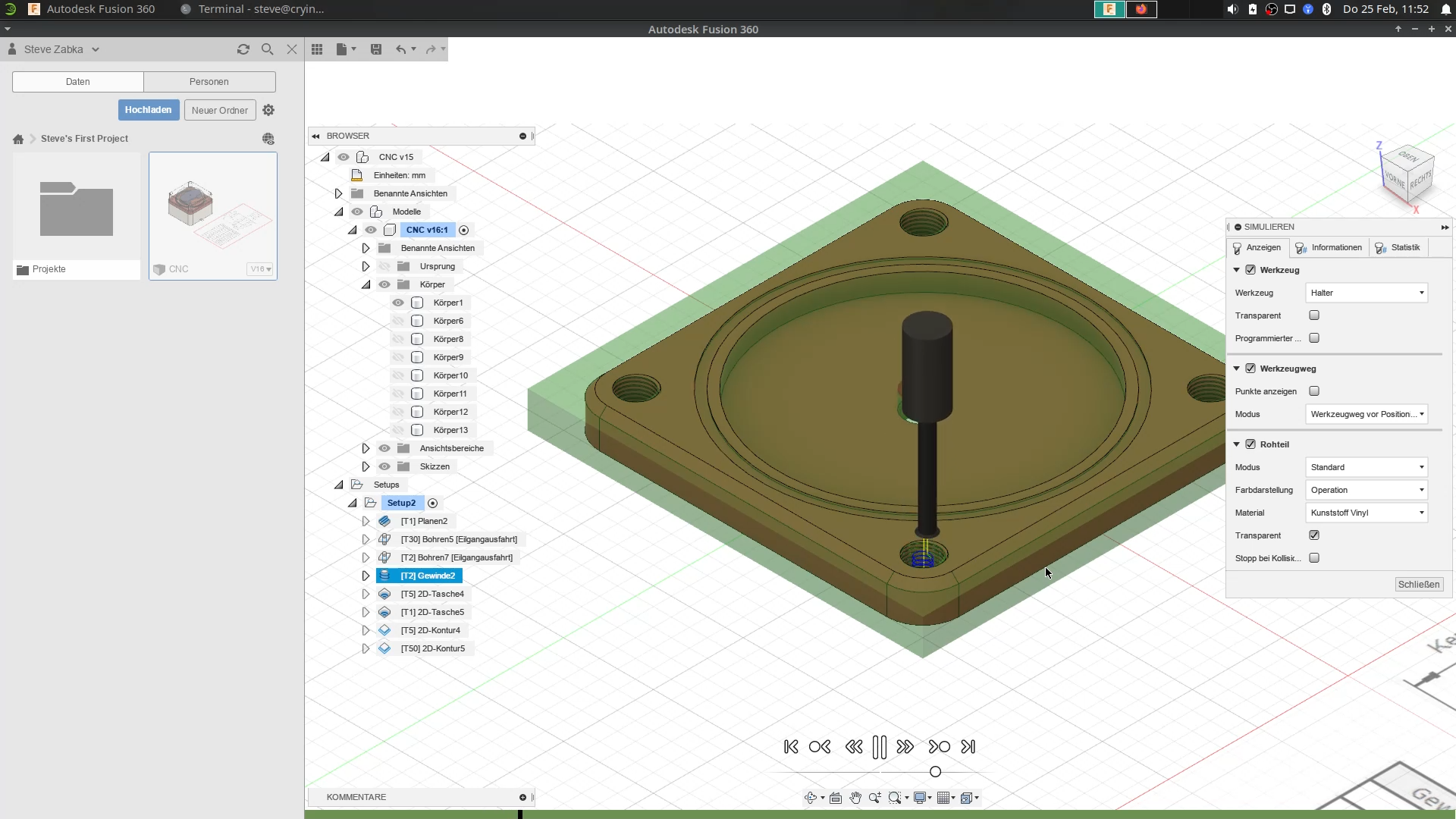 Autodesk-Fusion-360-for-Linux screenshot 1