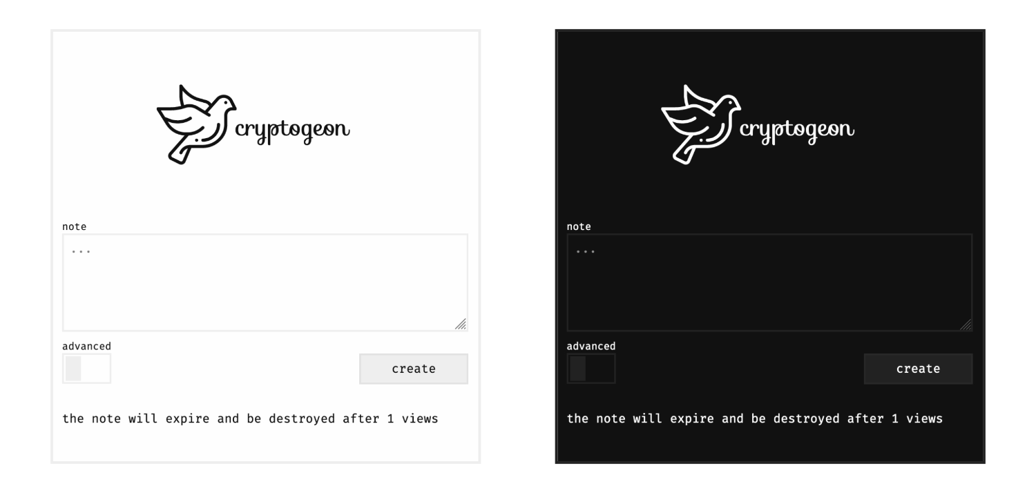 cryptgeon screenshot 3