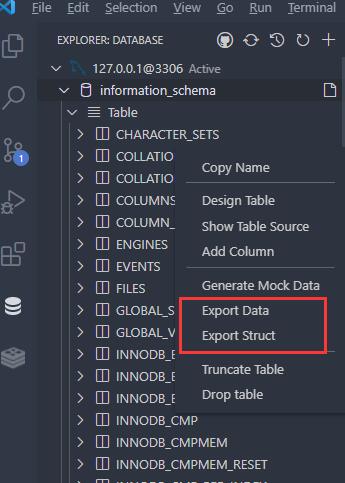 vscode-database-client screenshot 7
