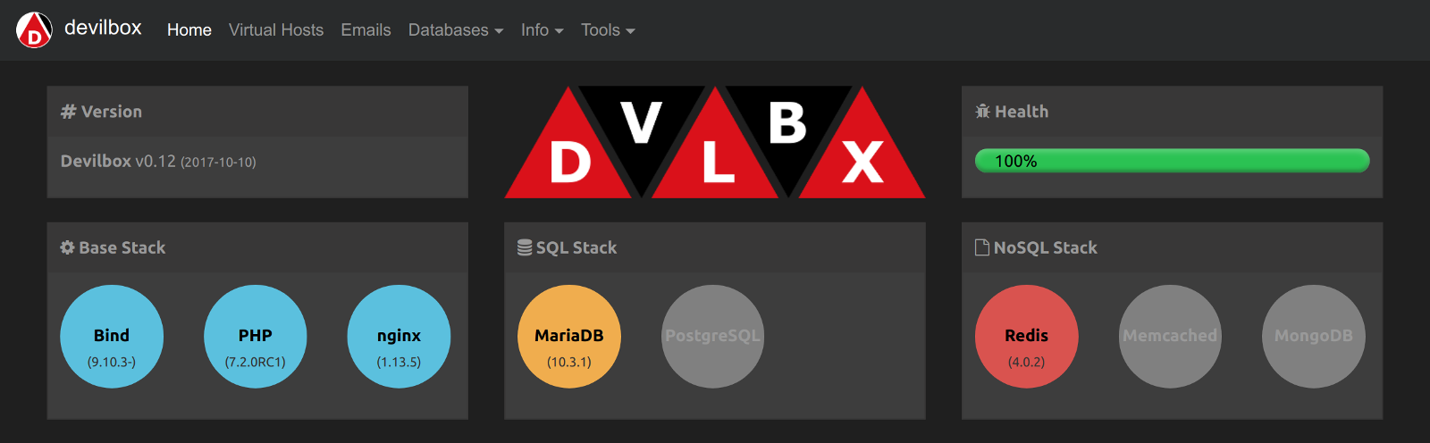 devilbox screenshot 5