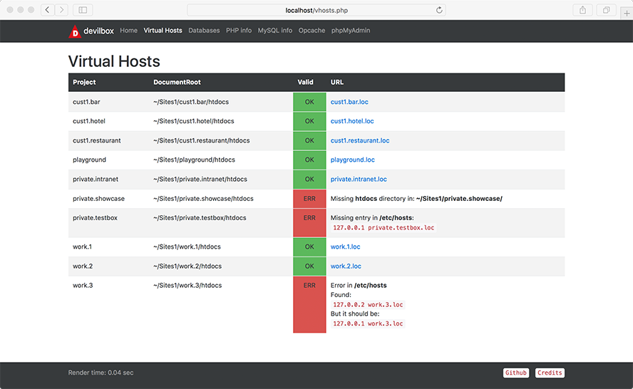 devilbox screenshot 9