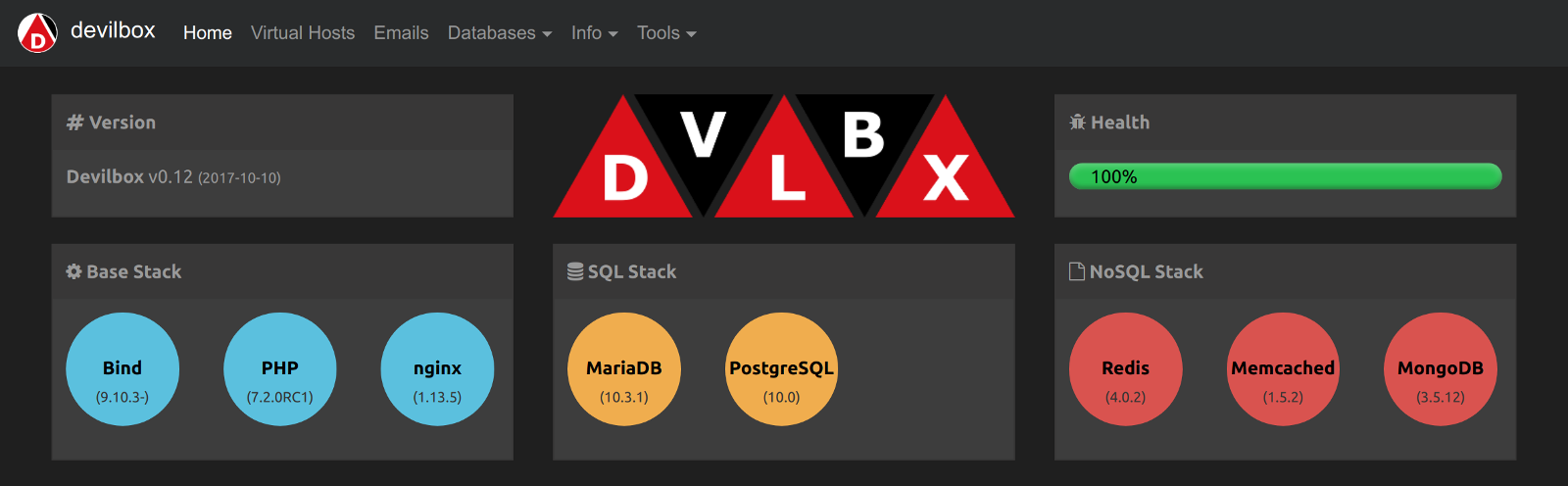 devilbox screenshot 2