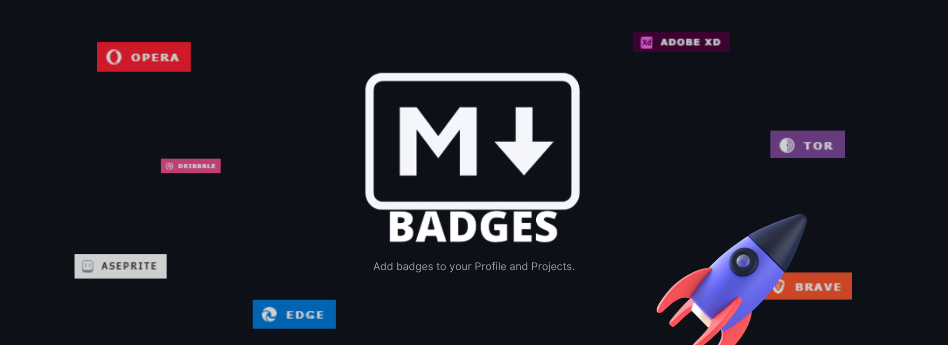 markdown-badges screenshot 1