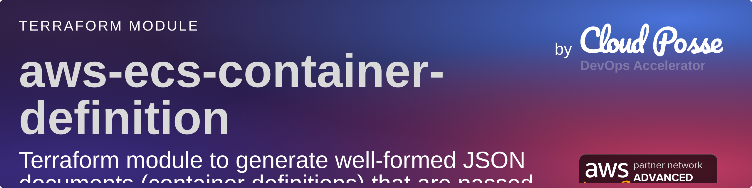 terraform-aws-ecs-container-definition screenshot 1