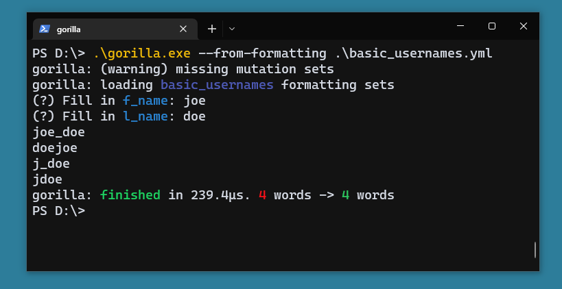 gorilla screenshot 5