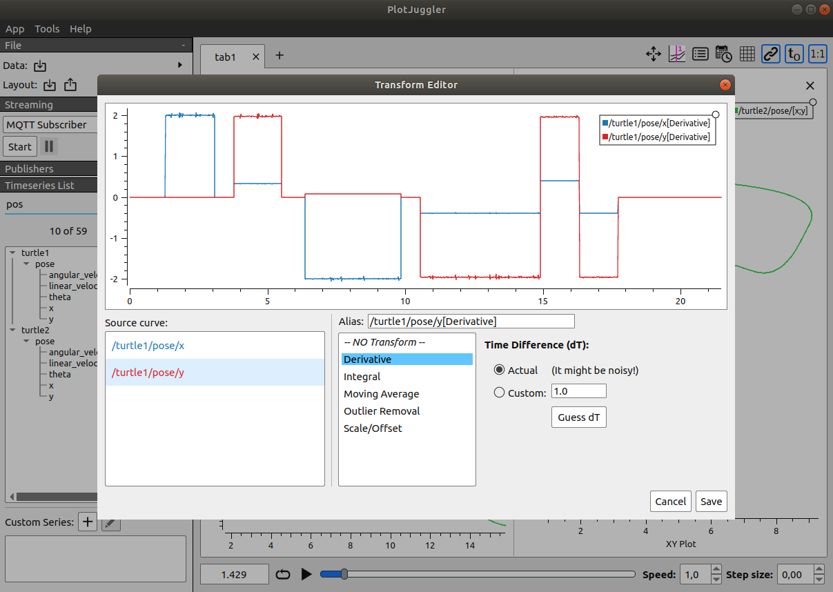PlotJuggler screenshot 4