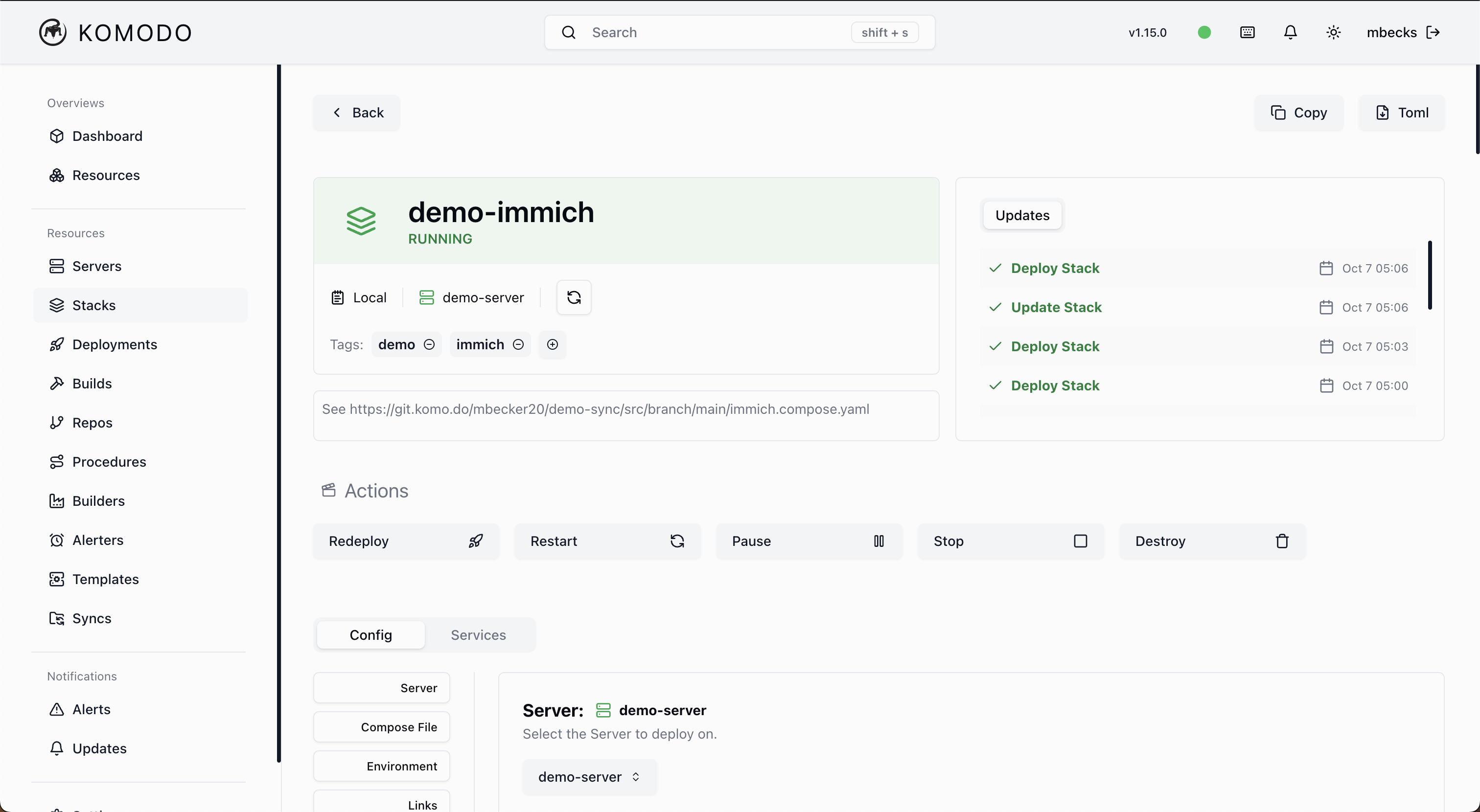 komodo screenshot 2