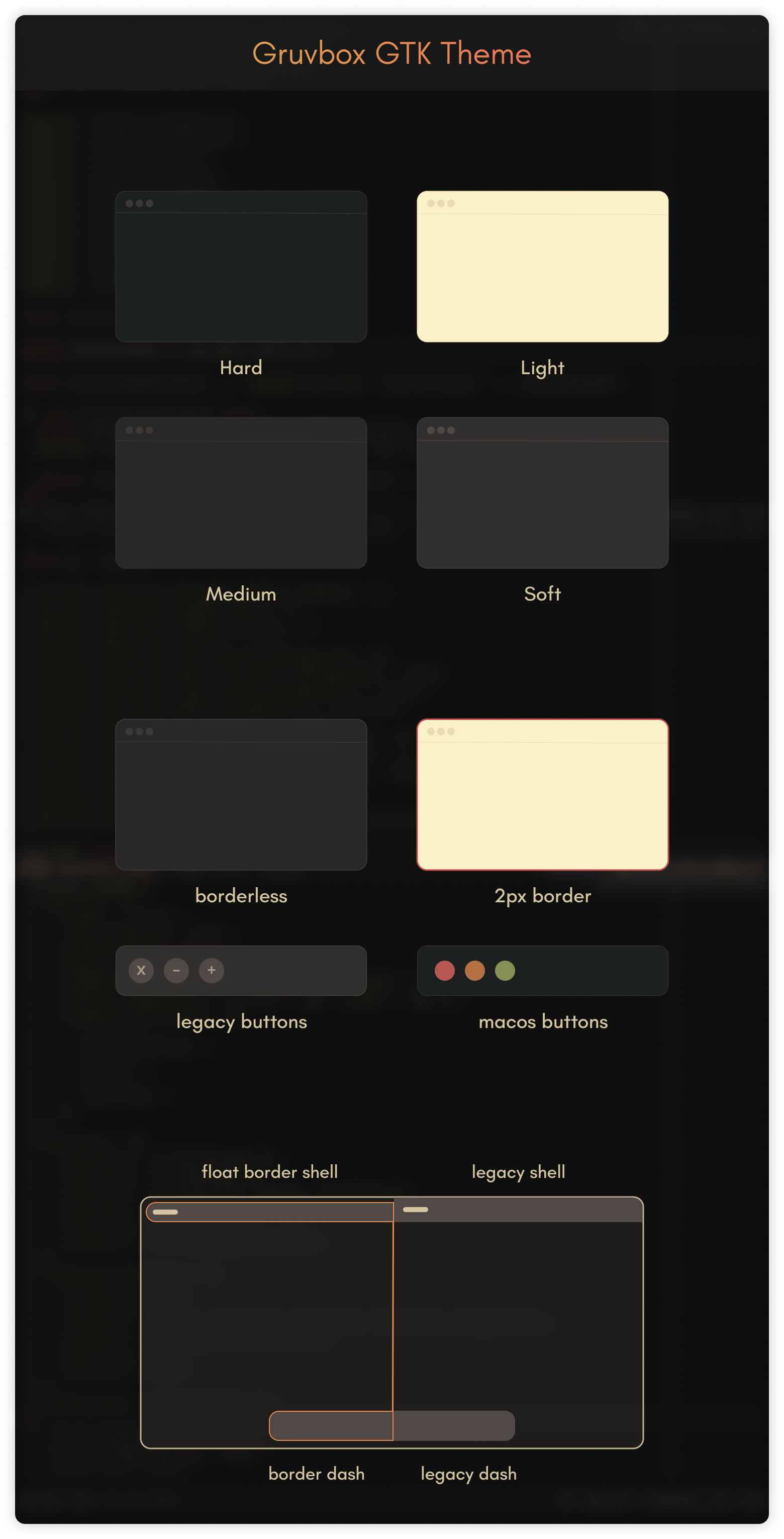 Gruvbox-GTK-Theme screenshot 1