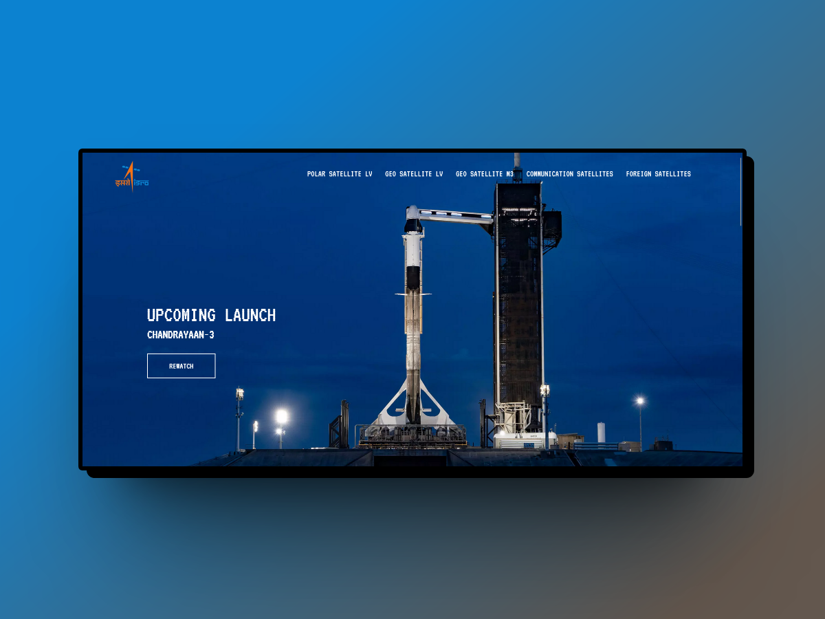 ISRO-web screenshot 1