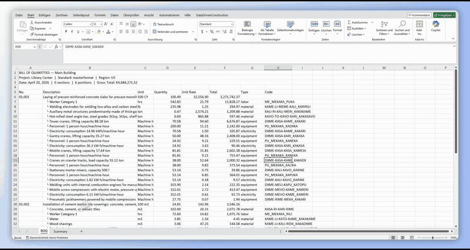 OpenConstructionERP screenshot 8