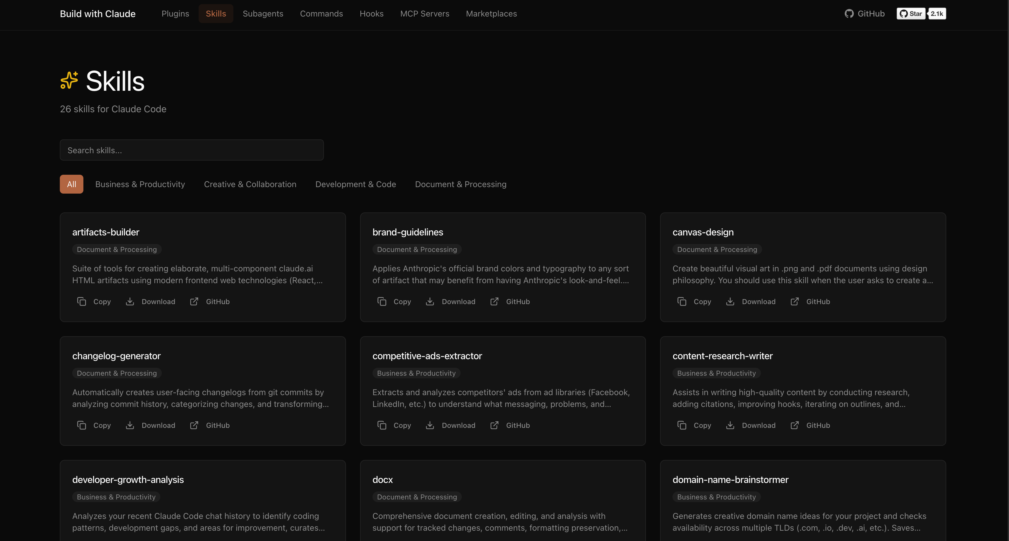 buildwithclaude screenshot 3