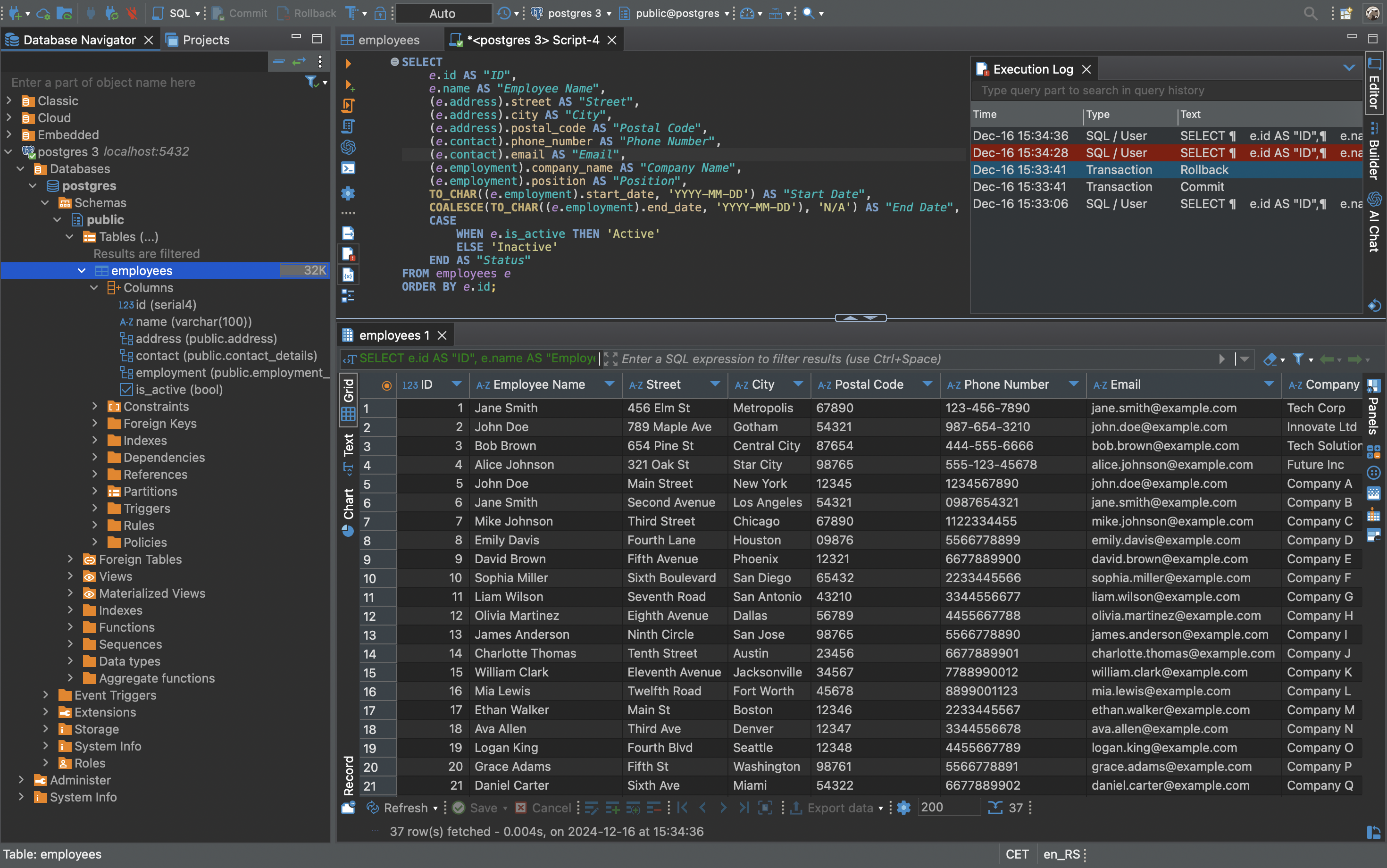 dbeaver screenshot 1