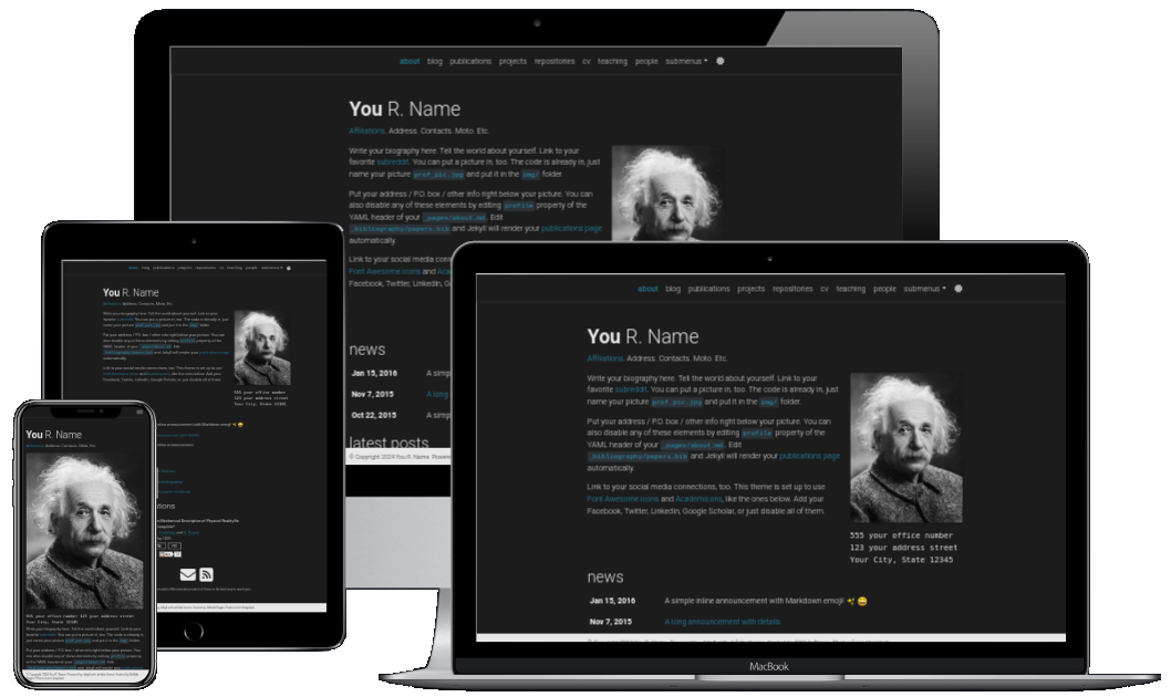 al-folio screenshot 1