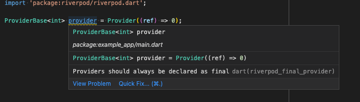 dart_custom_lint screenshot 1