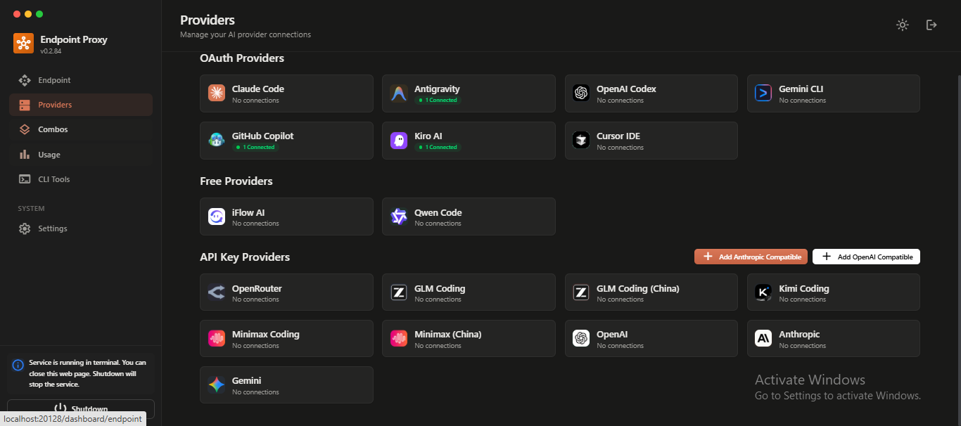 9router screenshot 1