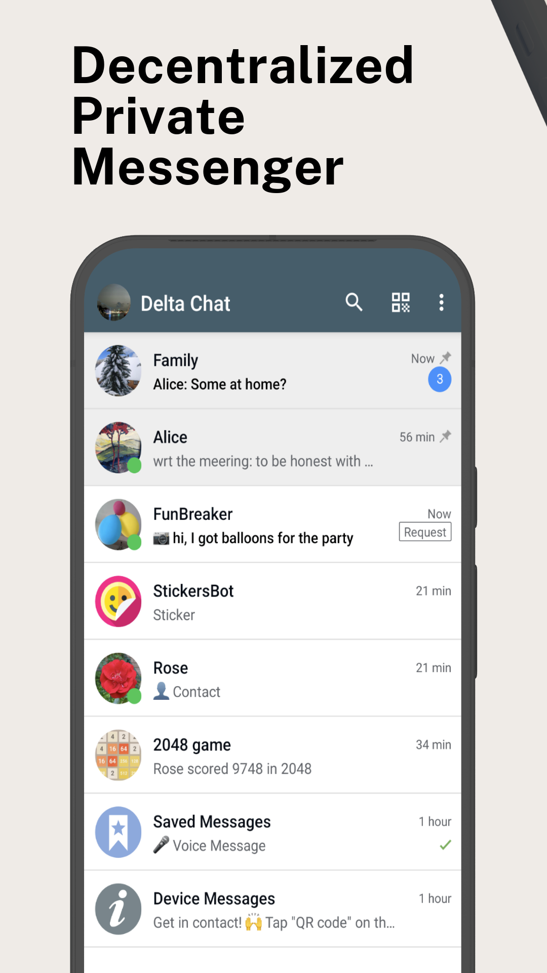 deltachat-android screenshot 1