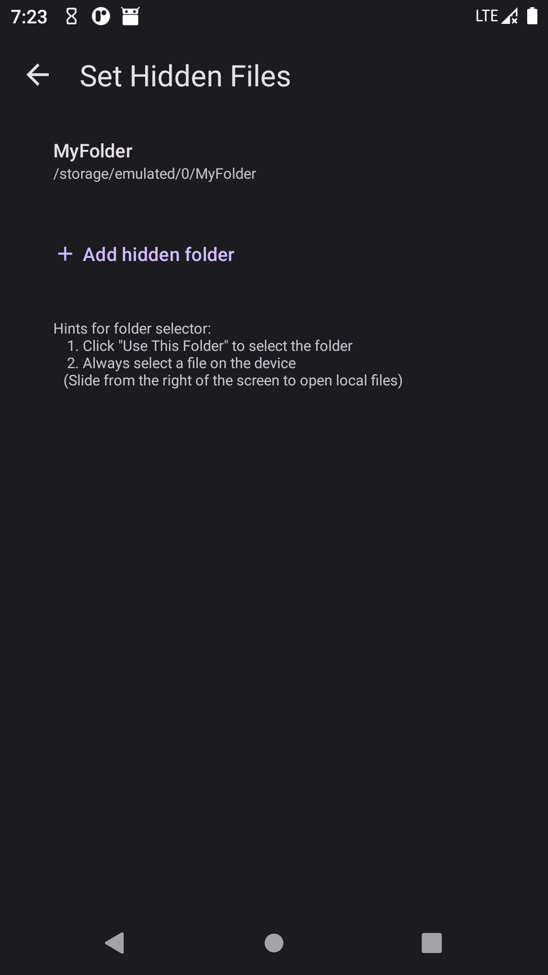 Amarok-Hider screenshot 3