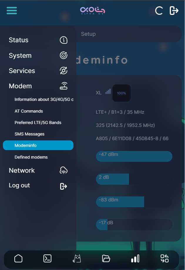 luci-theme-alpha screenshot 7