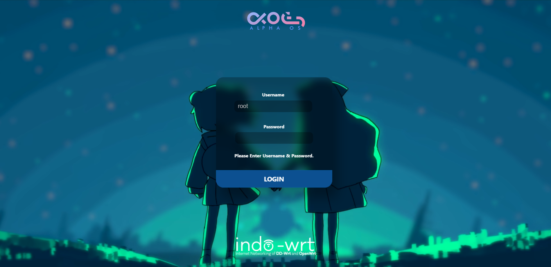 luci-theme-alpha screenshot 2