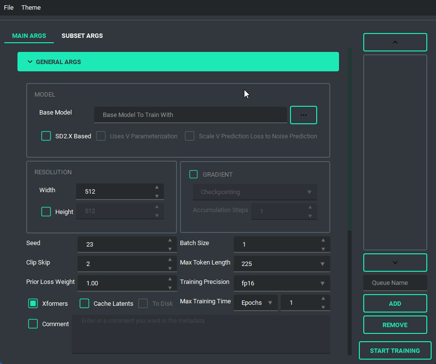 LoRA_Easy_Training_Scripts screenshot 3