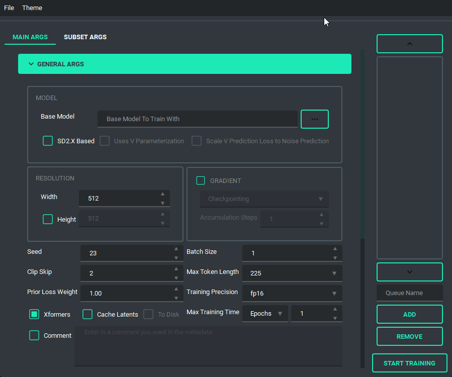 LoRA_Easy_Training_Scripts screenshot 5