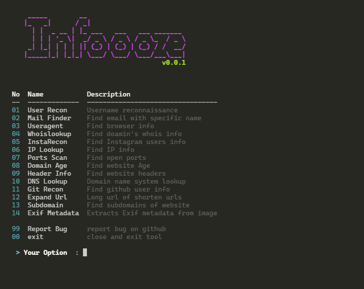infoooze screenshot 1