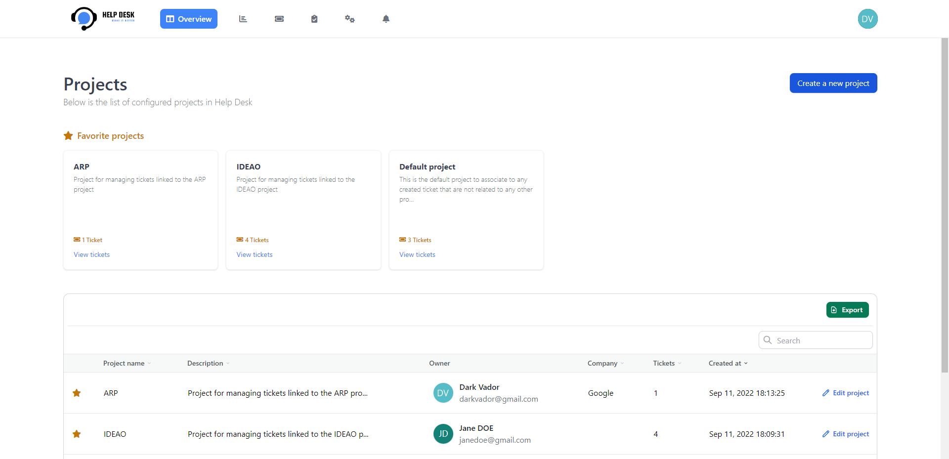 help-desk screenshot 1